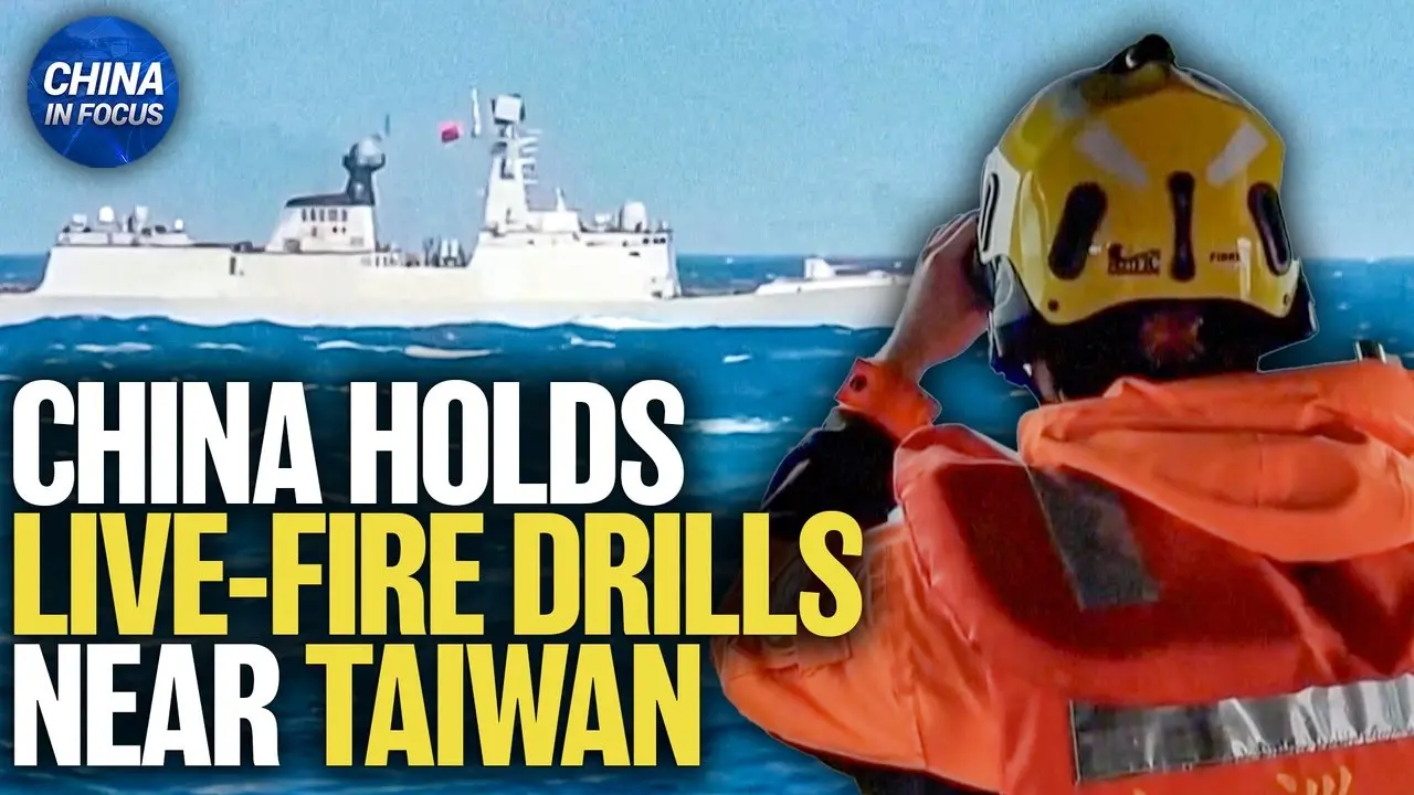 China Stages Warships, Fighter Jets near Taiwan  | China in Focus