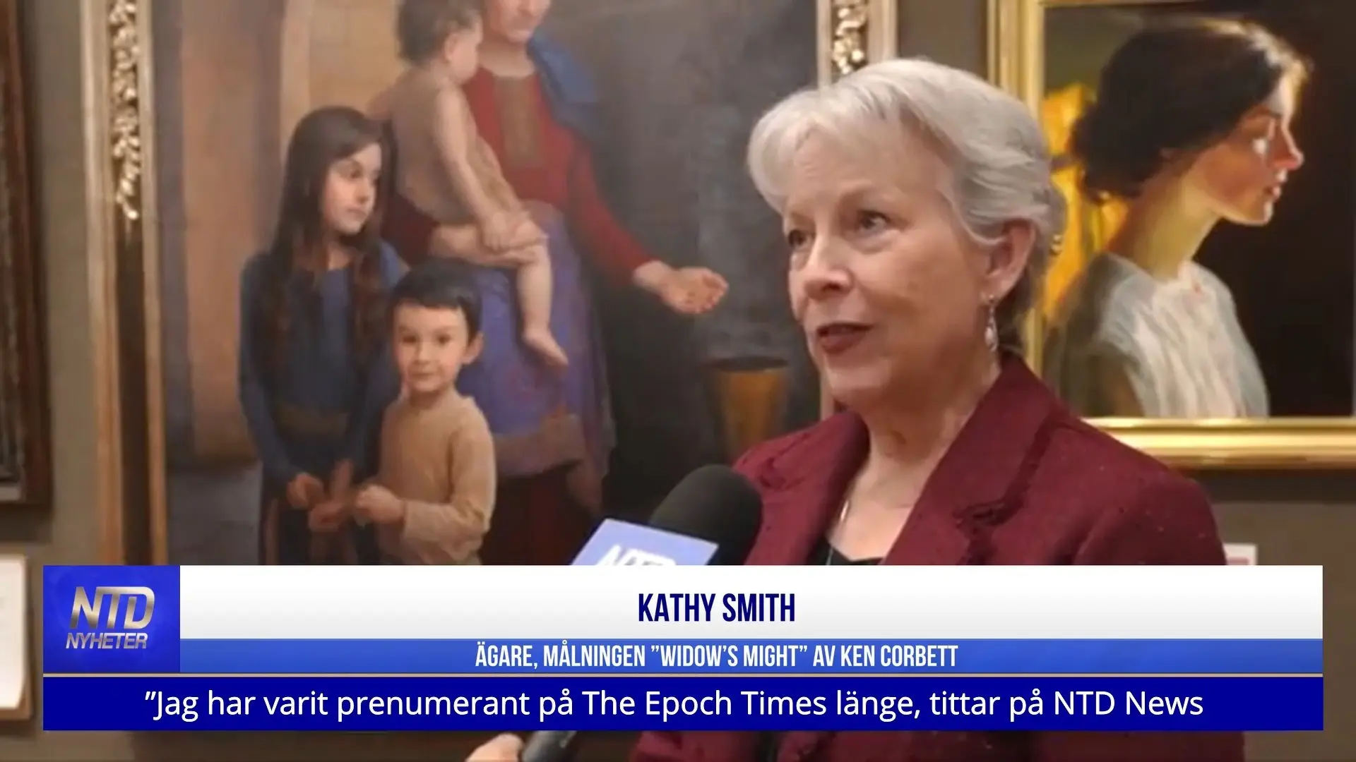 Konstnärer visar sina färdigheter i NTD:s tävling i realistiskt måleri