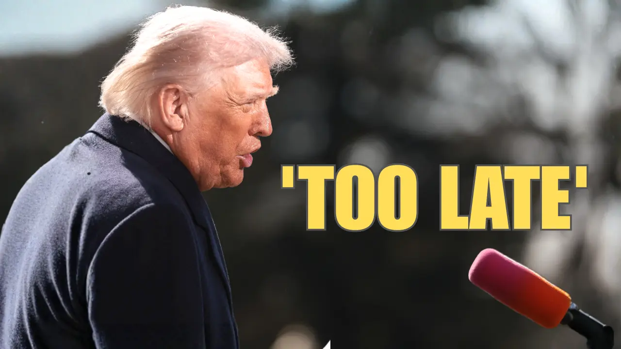 TRUMP Touts US Munition Stockpiles, Told Iran 'Too Late' to Talk