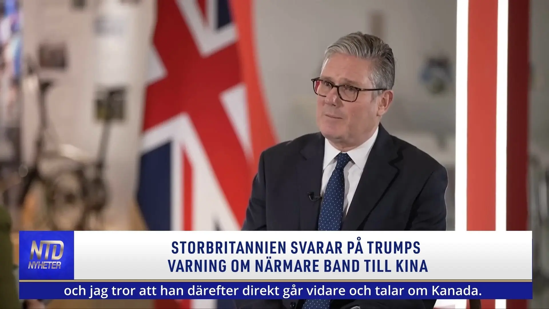 Storbritannien svarar på Trumps varning om närmare band till Kina