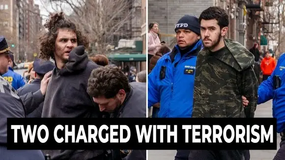 Two Men Charged With Terrorism After Homemade Bomb Thrown at Anti-Islam Protesters in New York