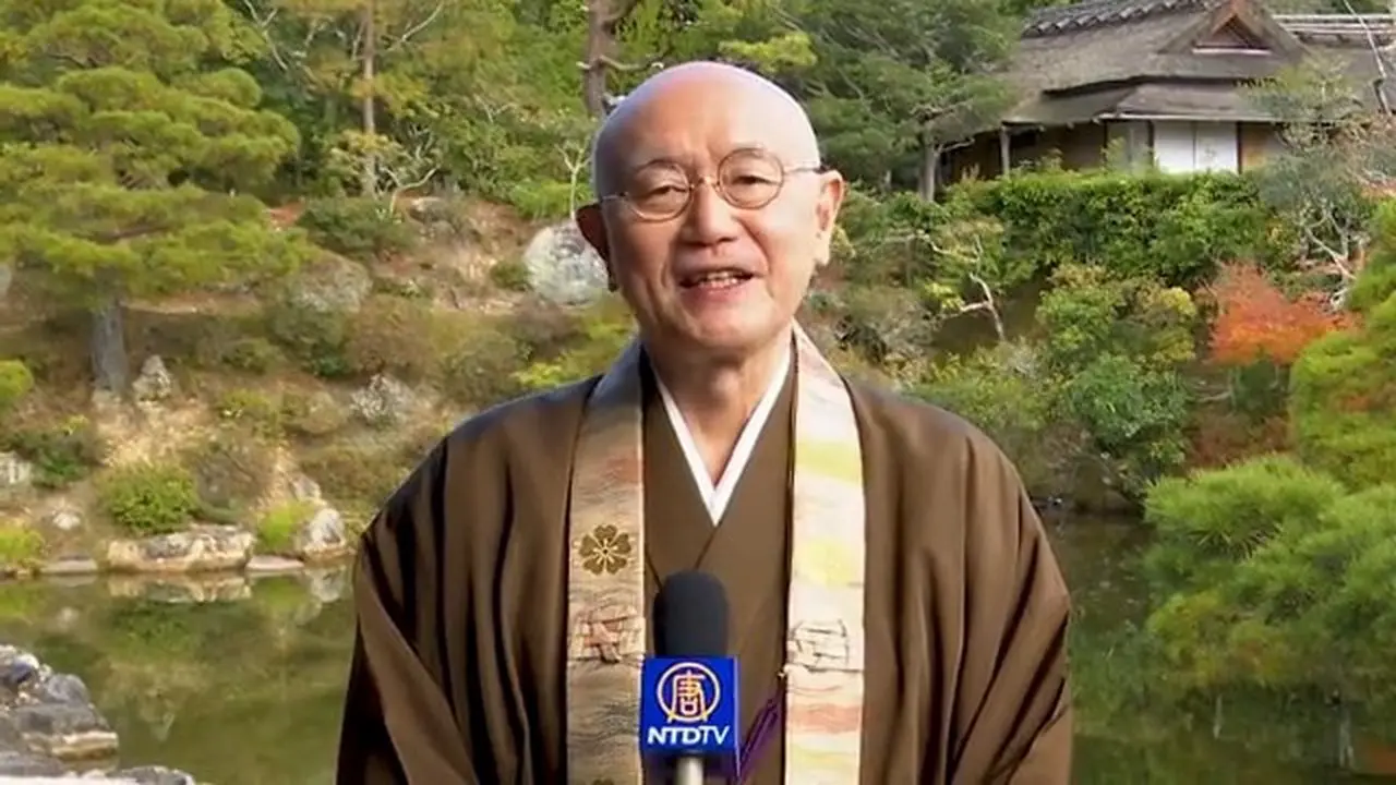 京都府總本山仁和寺 大林實溫執行長から、新唐人と大紀元の読者たちに新年のお祝いの言葉を頂きました