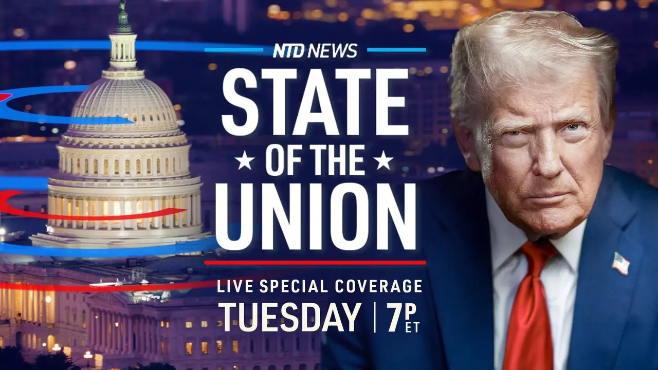 LIVE 7 PM ET: State of the Union 2026: NTD Live Special Coverage